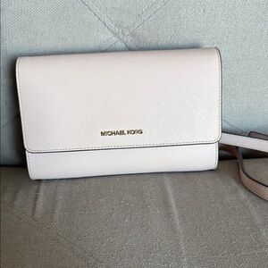 Michael Kors Light Beige Crossbody Bag